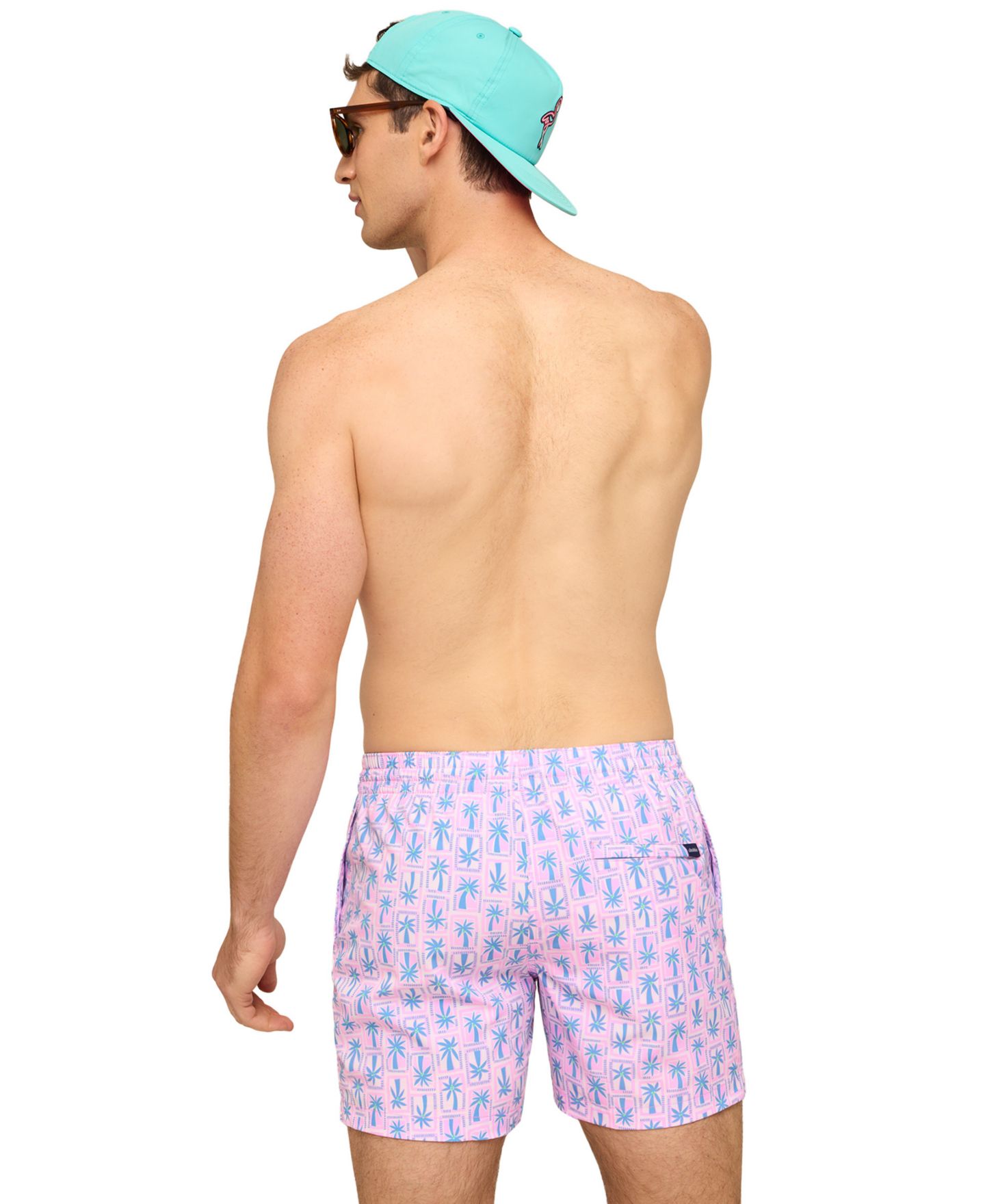Плавки The Miami Mosaics 5.5" для мужчин — Chubbies, цвет: Розовый — фото 3
