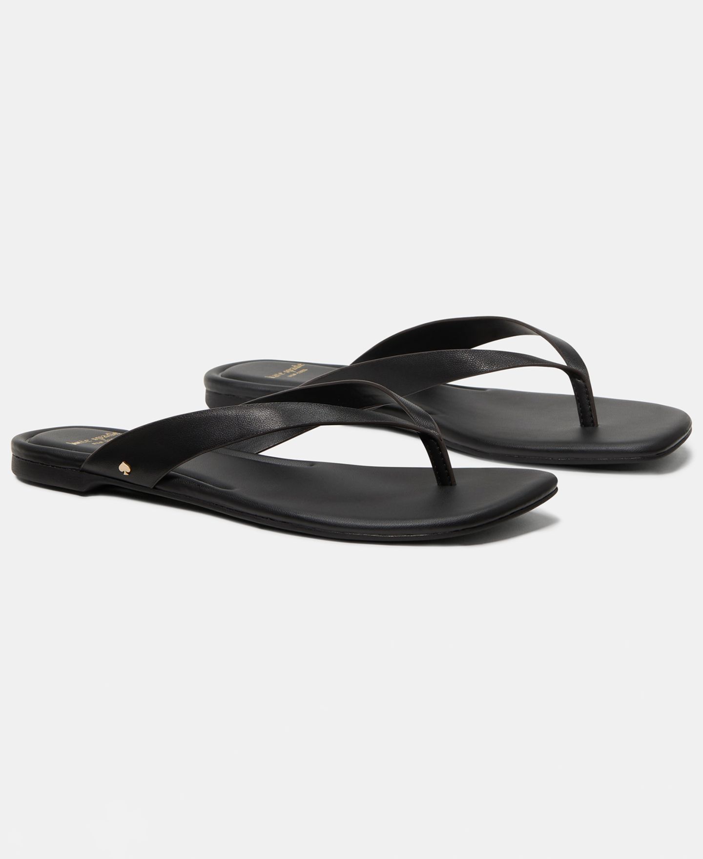 Женские сандалии kate spade new york Sandie Flip Flop Slip-On, цвет: Чёрный — фото 5