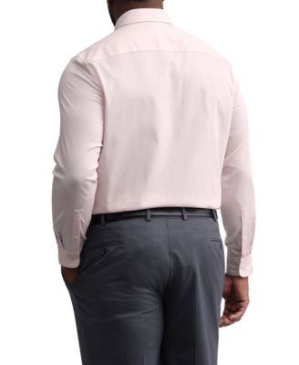 Men's Solid Slim Fit Stretch Dress Shirt