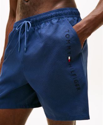 Men's Drawstring Zip Pocket Swim Trunks