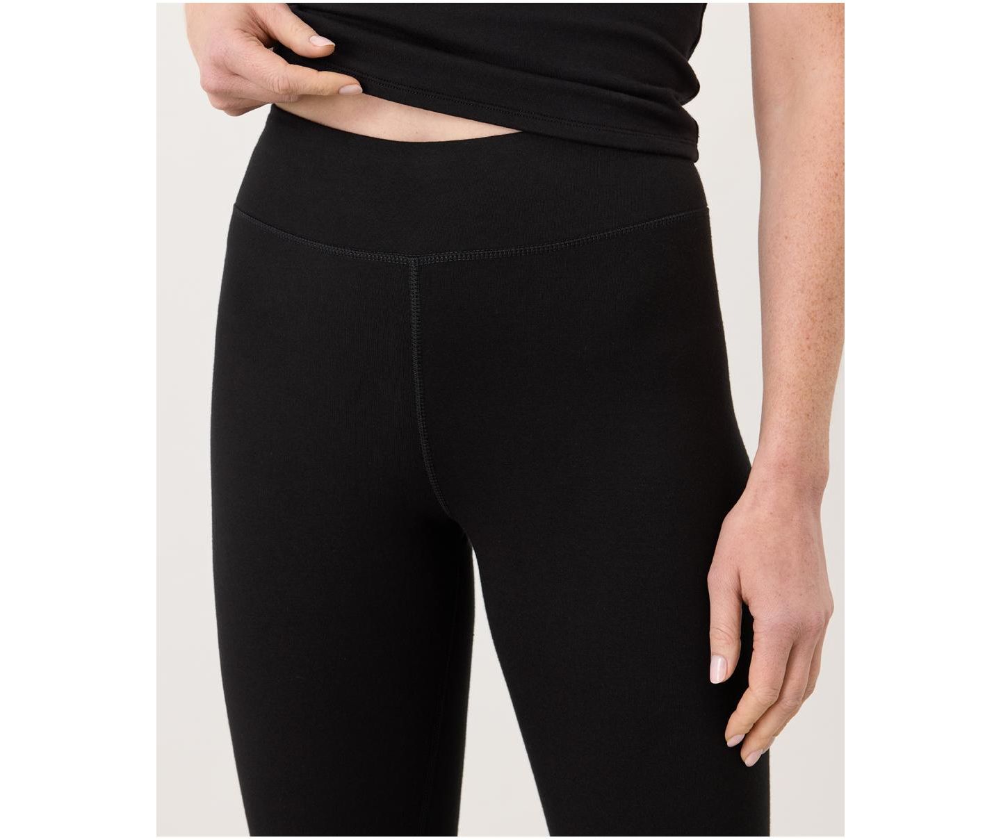 Женские укороченные леггинсы Pact Organic Cotton On The Go-To, цвет: Чёрный — фото 4