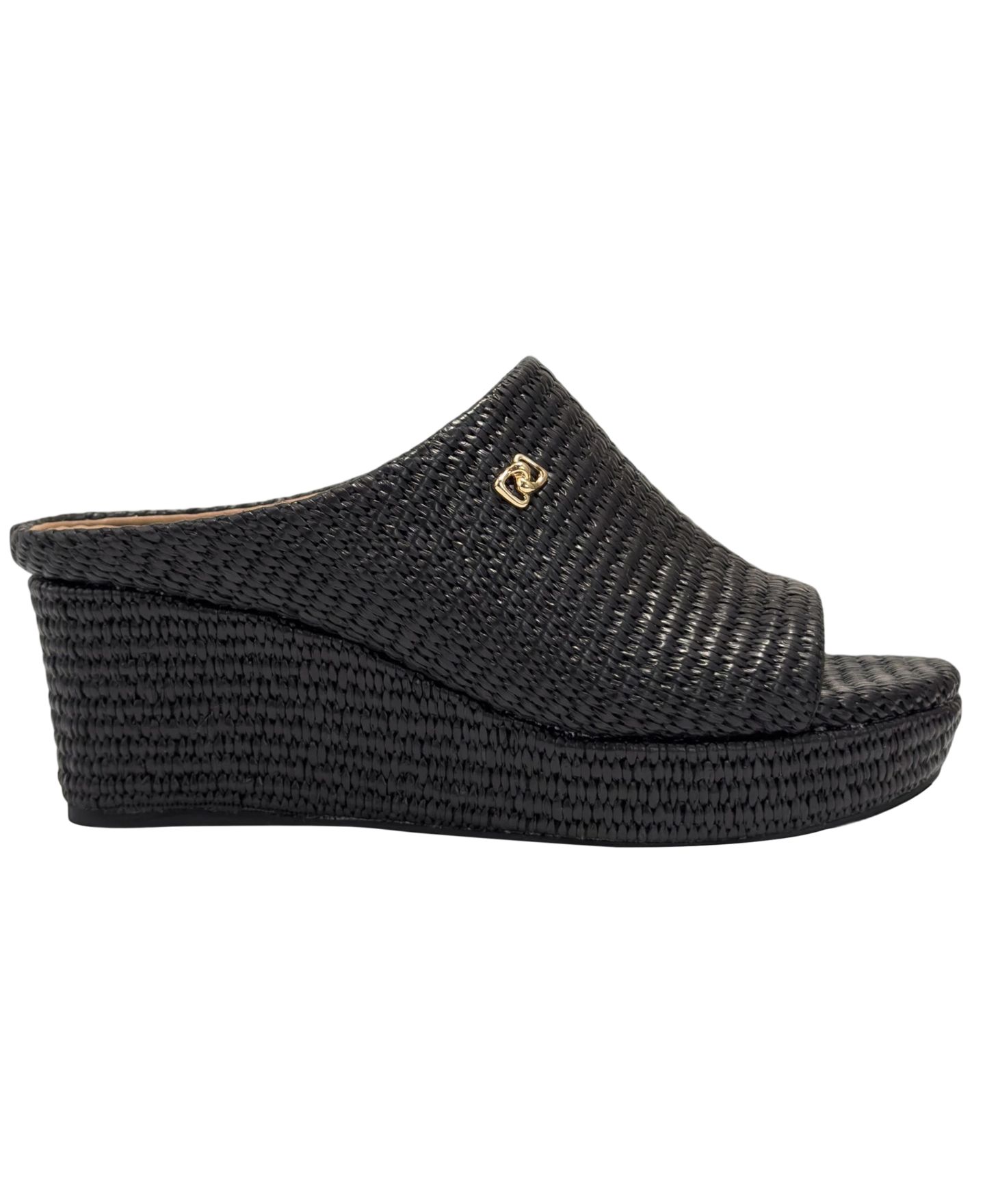 Женские сандалии Aerosoles Cafe Slip-On Wedge, цвет: Чёрный — фото 2