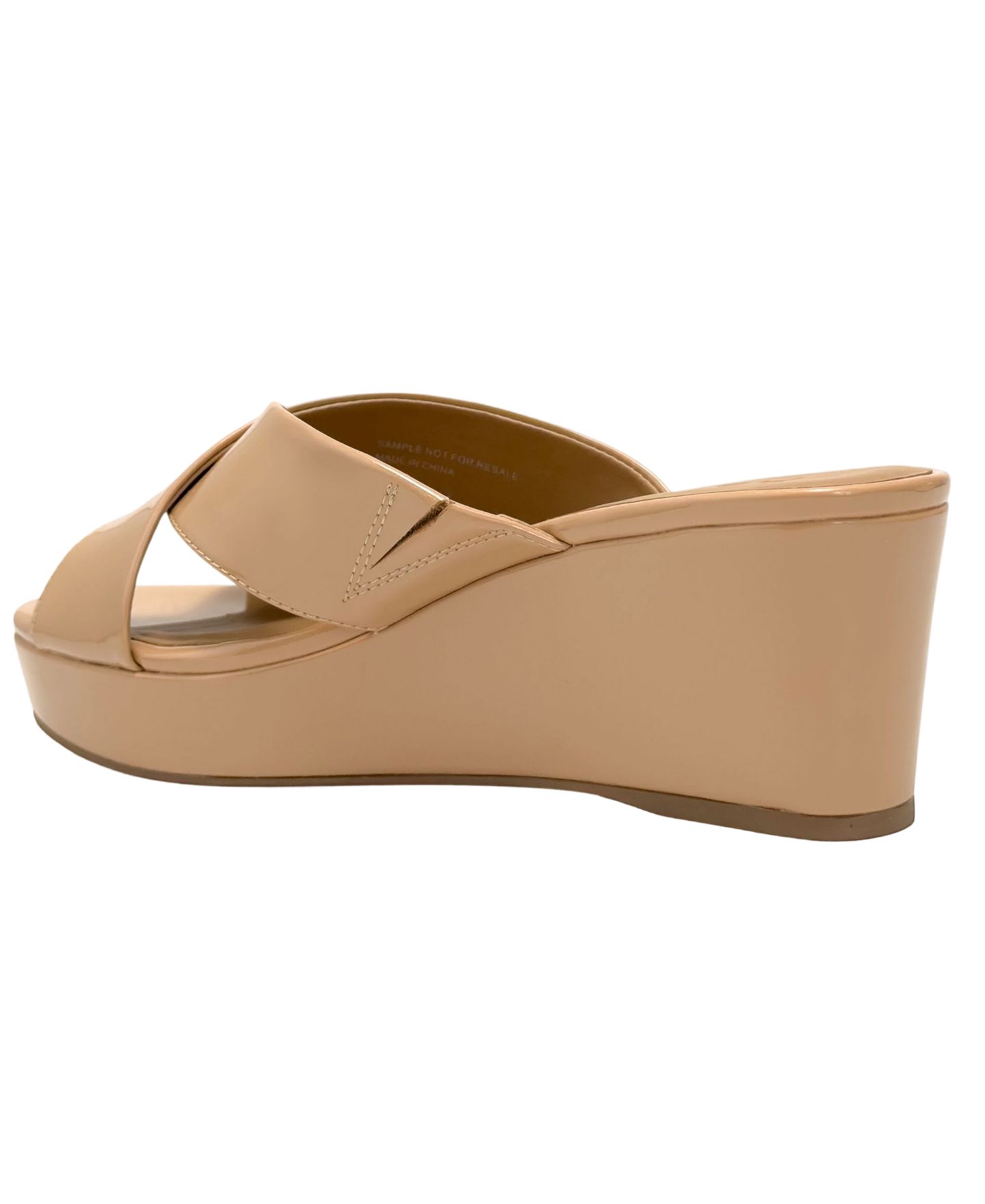 Женские сандалии Aerosoles Cruis Slip-On Wedge, цвет: Бежевый бисквитный — фото 6