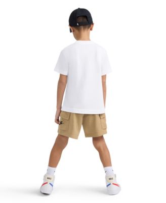 Boys' 2T-4T Pocket T-Shirt and French Terry Shorts, 2-Piece Set