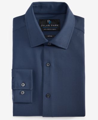 Men's Slim-Fit Performance Four-Way Stretch Dress Shirt