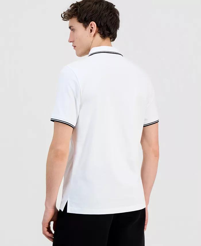 Men's Regular-Fit Tipped Polo Shirt - thumbnail 6
