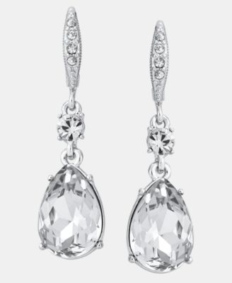 Crystal Double Drop Earrings