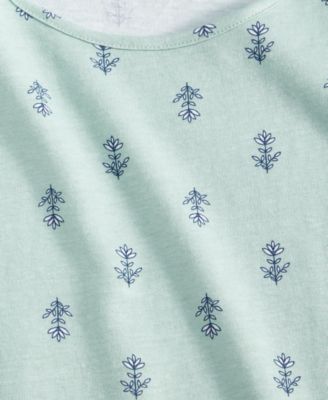 Women's Printed Jersey Tank Sleepshirt