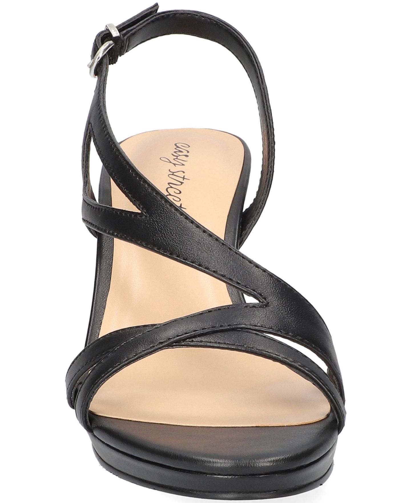 Женские сандалии Easy Street Radiant Slingback Dress Sandals, цвет: Чёрный, вариант 1 — фото 6