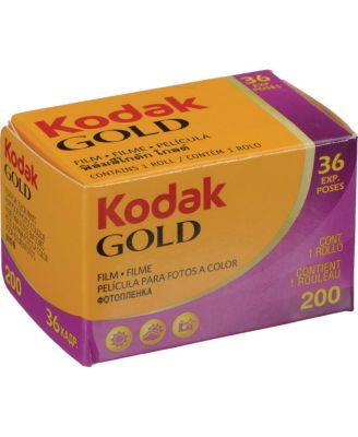 Kodacolor Gold 200 35mm Color Negative Roll Film, 5-Pack with Shoulder Bag