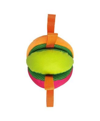 Interactive Dog Toy: Treat Dispensing Ball & Chew Toy, Durable Latex Wedge Shape for Mental Stimulation and Play
