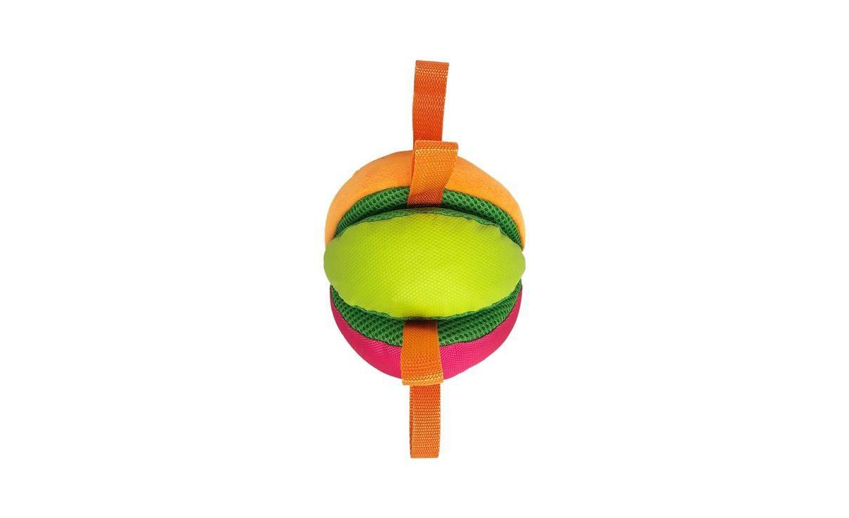 Aostirmotor Interactive Dog Toy: Treat Dispensing Ball & Chew Toy, Durable Latex Wedge Shape for Mental Stimulation and Play