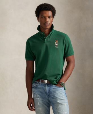 Men's Classic-Fit Polo Bear Mesh Polo Shirt