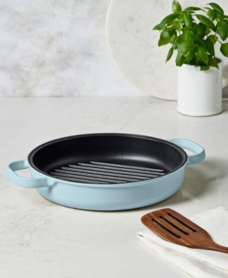 Enameled Cast Iron 2-Quart Grill Pan