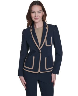 Women's Framed One-Button Blazer