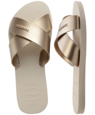 Women's Aqua Metallic Round Toe Sandals