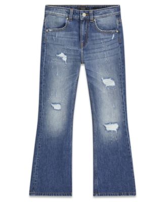 Girls' 7-16 Comfort Flare Rhinestone Jeans