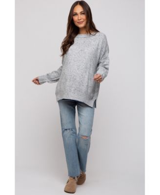 Maternity Speckled Knit Sweater