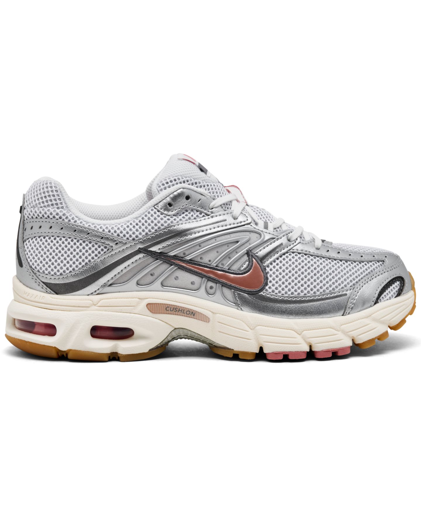 Женские кроссовки Nike Air Max Moto 2K Casual, цвет: Белый / Серебристый — фото 2