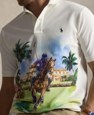 Men's Big & Tall Graphic Polo Shirt