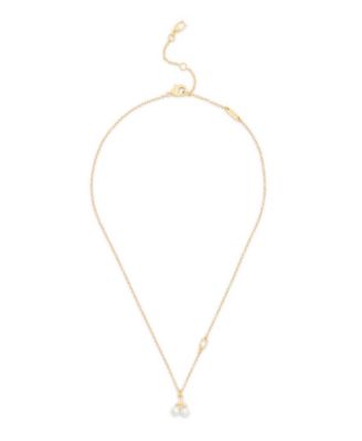Faux Mother of Pearl Signature Pearl Cherry Pendant Necklace