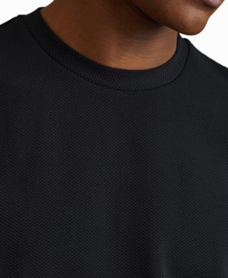 Men's Textured Crew-Neck T-Shirt