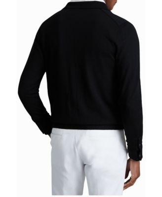 Men's Merino Wool Button-Through Cardigan