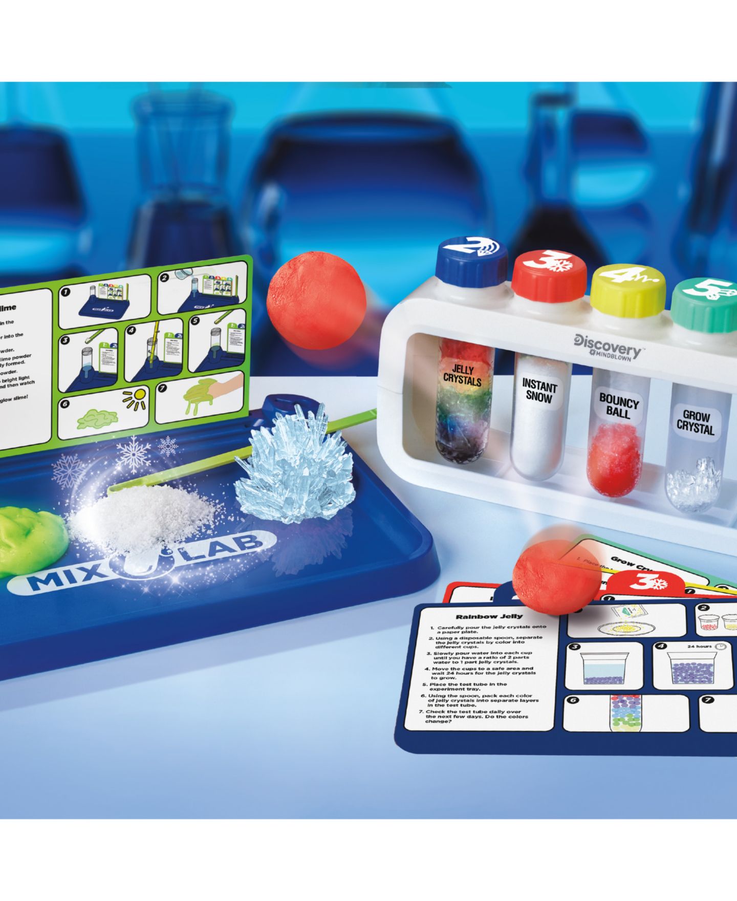 Детские игрушки Discovery #Mindblown Test Tube Chemistry Lab Interactive Science Kit, Ages 6+ — фото 2