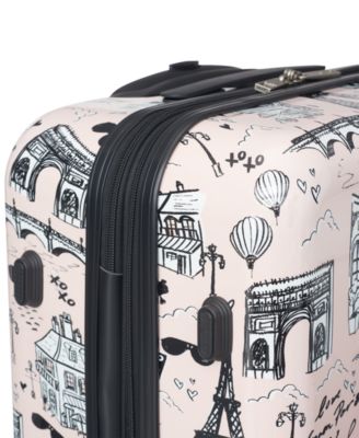 Karl In Paris Medium Upright Suitcase
