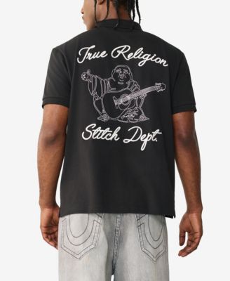 Men's Short-Sleeve Embroidered Polo Shirt