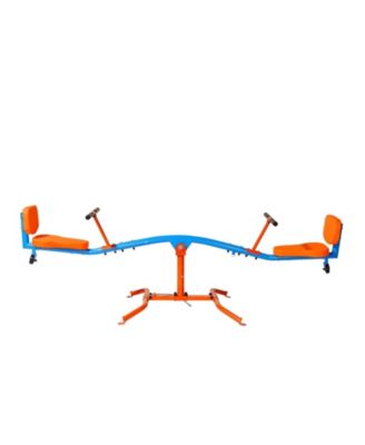 Heavy-Duty Kids Seesaw with 300 lbs Capacity, 360&deg; Rotation & Safety Handles