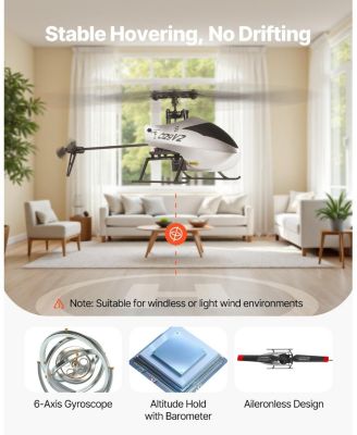 Single Propeller RC Helicopter with 39 Min Flight Time