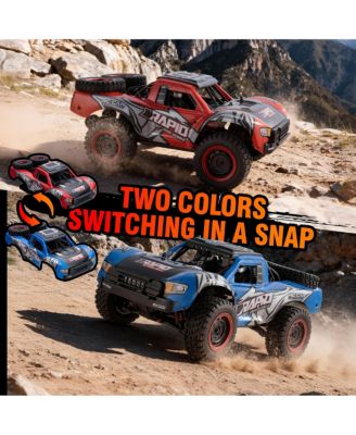 1:14 High-Speed 4WD RC Truck for Kids & Adults, 70km/h Off-Road Car with Dual Shells & LED Lights