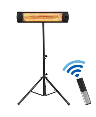1500W Infrared Space Heater with 3 Heat Settings & Remote Control