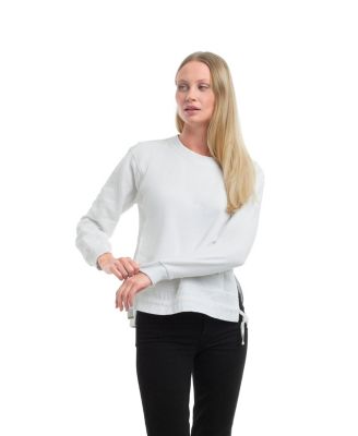 Women's Woven Side Panels Sweatshirt