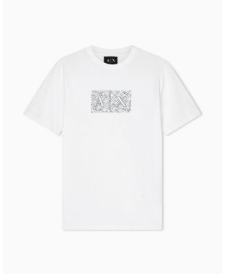 Men's Short Sleeve Jersey Printed Box Logo T-Shirt