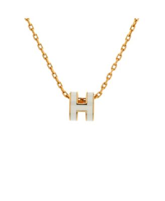 Pop H Pendant Chain Necklace