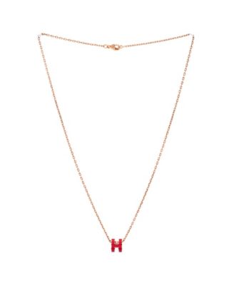 Pre-Owned HERMES Pop H Pendant Chain Necklace