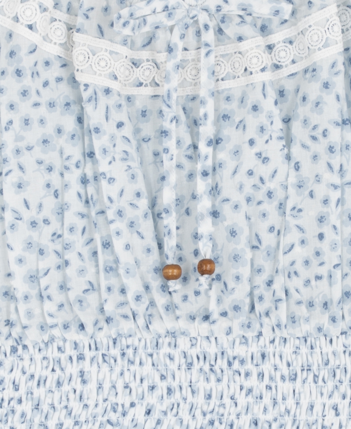 Rare Editions Girls' 7-16 Floral Printed Smocked Top and Skort, 2-Piece Set