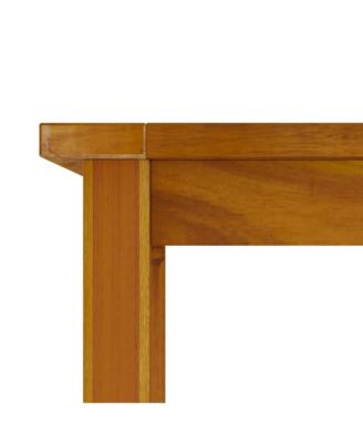 Patio Table 78.7"x39.4"x29.1" Solid Wood Acacia