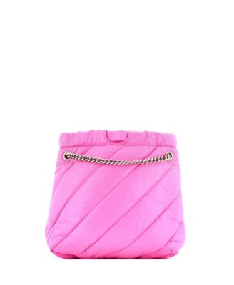 XS Crush Chain Tote Quilted Crushed Calfskin