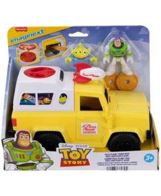 Disney and Pixar Toy Story Pizza Planet Truck with Buzz Lightyear and Alien Action Figures