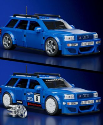 Hot Wheels 94 Audi Avant RS2 Building Toy Kit, 253 Pieces