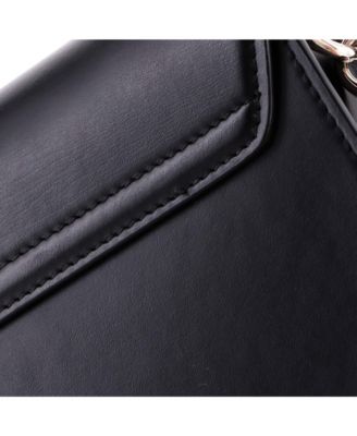 Small La Medusa Top Handle Satchel Leather with Eyelet Detail