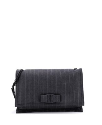 Medium Viva Bow Flap Bag Printed Leather