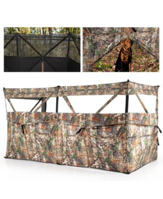 See-Through Pop-Up Hunting Blind Panel Waterfowl Blind for 1-3 People