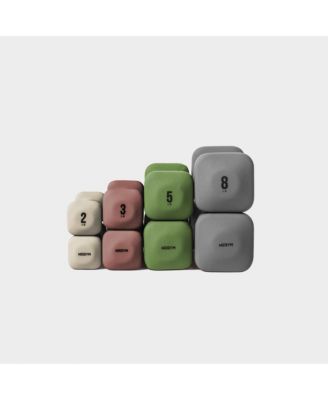 SafeGrip Dumbbells Lower Set with Light Rack - 2, 3, 5, 8 lbs