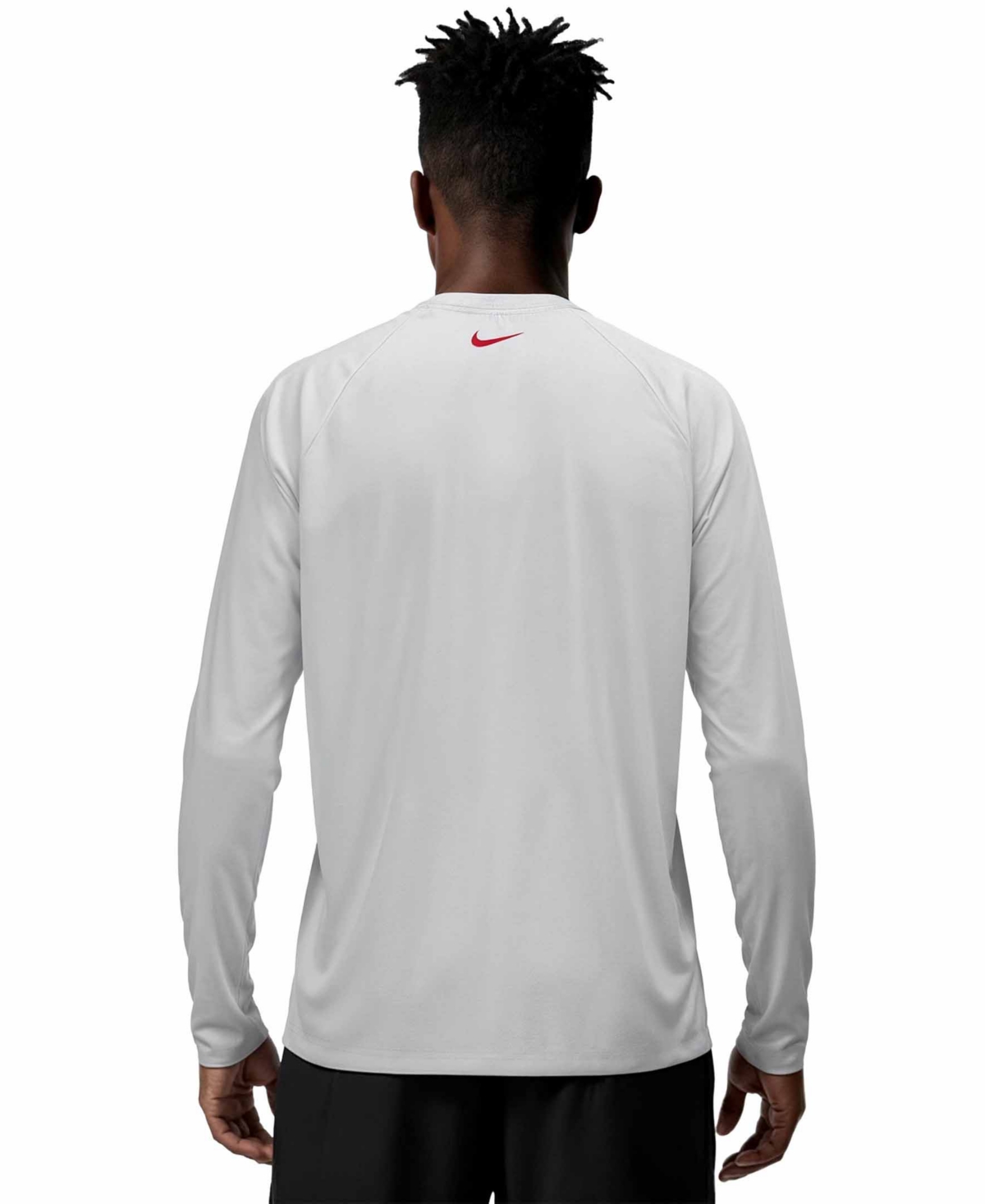Nike Men's Long-Sleeve Crewneck Hydro Guard Swim Shirt