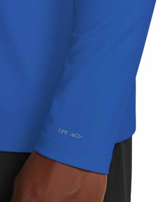 Men's Long-Sleeve Crewneck Hydro Guard Swim Shirt