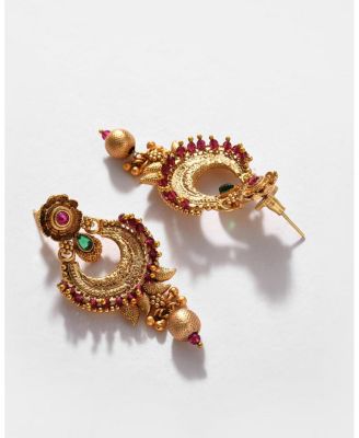 Gold-Plated Contemporary Jewellery Set